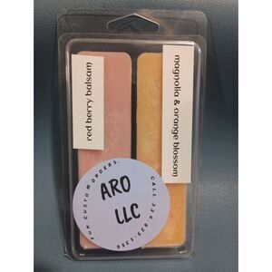 "Red Berry Balsam/ Magnolia & Orange Blossom" Duo Scented Wax Melts Tarts